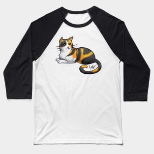 Cat - American Shorthair - Calico Baseball T-Shirt